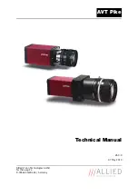 Preview for 1 page of Allied Vision Technologies AVT Pike Series Technical Manual