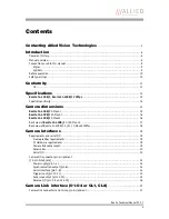 Preview for 3 page of Allied Vision Technologies Bonito Technical Manual