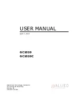 Allied Vision Technologies GC1020 Series User Manual preview