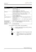 Preview for 14 page of Allied Vision Technologies Goldeye CL-008 SWIR Technical Manual