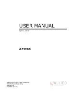 Preview for 1 page of Allied Vision Technologies Prosilica GC1280 User Manual