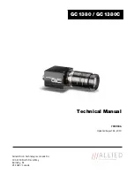 Preview for 1 page of Allied Vision Technologies Prosilica GC1380 Technical Manual