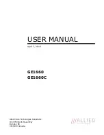 Allied Vision Technologies Prosilica GE1660 User Manual preview