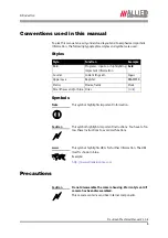 Preview for 8 page of Allied Vision Technologies VT Prosilica GX2300 Technical Manual