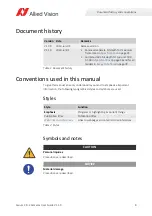 Preview for 8 page of Allied Vision Alvium 1500 C-050 User Manual