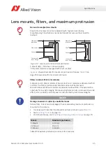 Preview for 45 page of Allied Vision Alvium 1500 C-050 User Manual