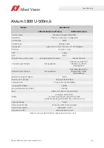 Preview for 53 page of Allied Vision Alvium 1800 U-050c User Manual