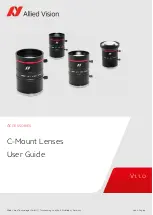 Allied Vision C-12-F2.0-10MP-T2-3 User Manual preview