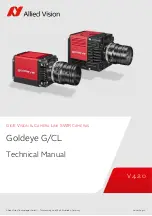 Allied Vision Goldeye CL Series Technical Manual preview