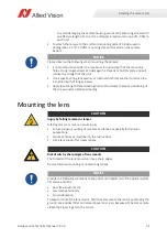 Preview for 51 page of Allied Vision Goldeye CL Series Technical Manual