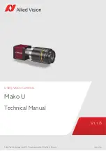 Allied Vision Mako U-029 Technical Manual preview