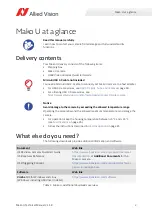 Preview for 2 page of Allied Vision Mako U-029 Technical Manual