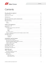 Preview for 4 page of Allied Vision Prosilica GX1050 Technical Manual