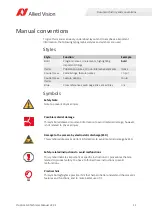 Preview for 11 page of Allied Vision Prosilica GX1050 Technical Manual