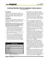 Allied wagner 591004 Installation Instructions Manual preview
