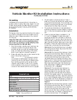 Preview for 1 page of Allied wagner 591004 Installation Instructions Manual