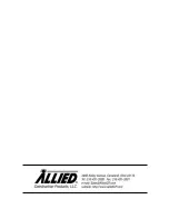 Preview for 66 page of Allied 300 Technical Manual