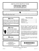 Allied 4SCU20LX Installation Instructions Manual preview