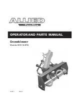 Allied 5010 Operator And Parts Manual preview