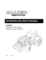 Allied 795 TSL Operator And Parts Manual preview