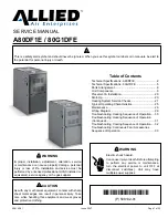 Allied 80G1DFE Service Manual preview