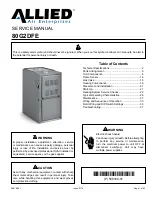 Allied 80G2DFE Service Manual preview