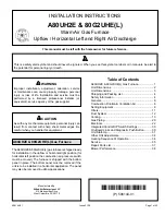 Preview for 1 page of Allied 80G2UHE Installation Instructions Manual