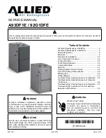 Allied 92G1DFE Service Manual preview