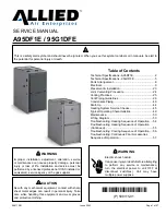 Allied 95G1DFE Service Manual preview