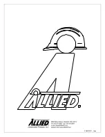 Preview for 60 page of Allied AR110C Safety, Operation And Maintenance