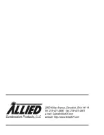 Preview for 62 page of Allied AS 342 Operator'S Manual