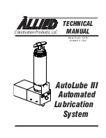 Allied AutoLube III Technical Manual preview