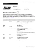 Предварительный просмотр 2 страницы Allied BreakerLube CML Series Safety, Installation, Operation, Maintenance And Parts