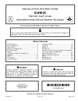 Allied GUH92C Installation Instructions Manual preview