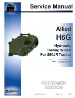 Preview for 1 page of Allied H6G Service Manual