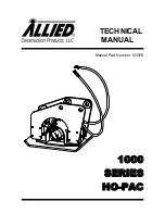 Preview for 1 page of Allied HO-PAC 1000 Series Technical Manual