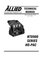 Preview for 1 page of Allied Ho-Pac NT8900 Series Technical Manual