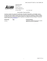 Preview for 2 page of Allied Hy-Ram HR270 Safety, Operation And Maintenance Instructions