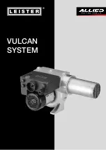 Allied LEISTER VULCAN SYSTEM Operating Instructions Manual preview