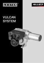 Allied LEISTER VULCAN SYSTEM Operating Instructions Manual предпросмотр