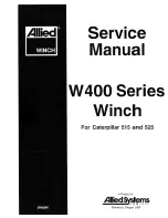 Preview for 1 page of Allied W400 Series Service Manual