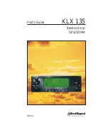 Предварительный просмотр 1 страницы AlliedSignal AEROSPACE Bendix/King KLX 135 Pilot'S Manual