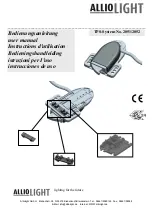 Предварительный просмотр 1 страницы AllioLight TPS-System 2051 User Manual