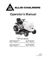 Allis-Chalmers ac130 series Operator'S Manual preview