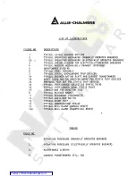 Preview for 3 page of Allis-Chalmers LA-600 Instruction Book