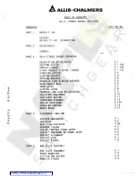 Preview for 2 page of Allis-Chalmers MA-150B Instruction Book