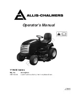 Preview for 1 page of Allis-Chalmers YT9500 series Operator'S Manual