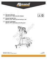 Предварительный просмотр 1 страницы Allmand L70W Operator'S Manual