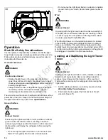 Предварительный просмотр 14 страницы Allmand L70W Operator'S Manual