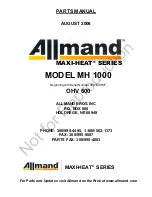 Preview for 23 page of Allmand Maxi-Heat Series Operator And Parts Manual